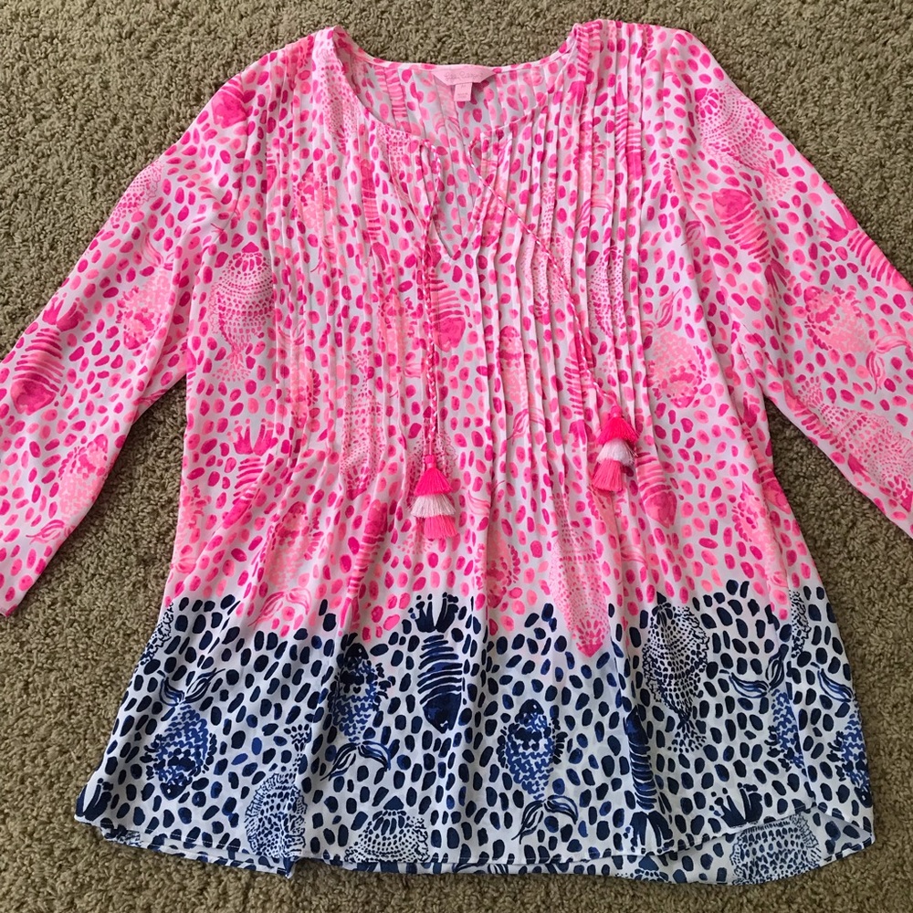 Lilly Pulitzer Marilina Tunic - Heart and Sole